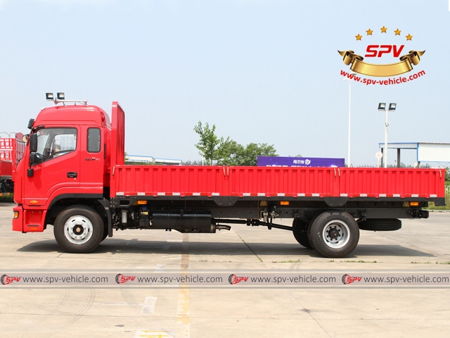 10 ton cargo truck JAC-left side view